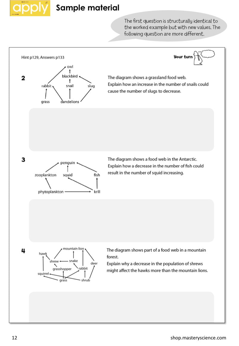 Proper Science KS3 - individual topics