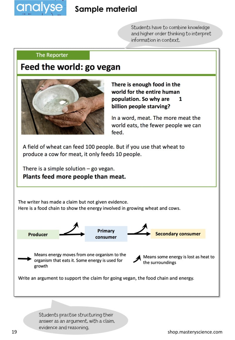 Proper Science KS3 - individual topics