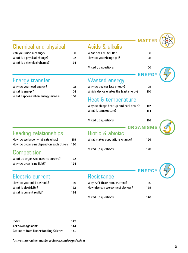 Set of Understanding Science Year 7